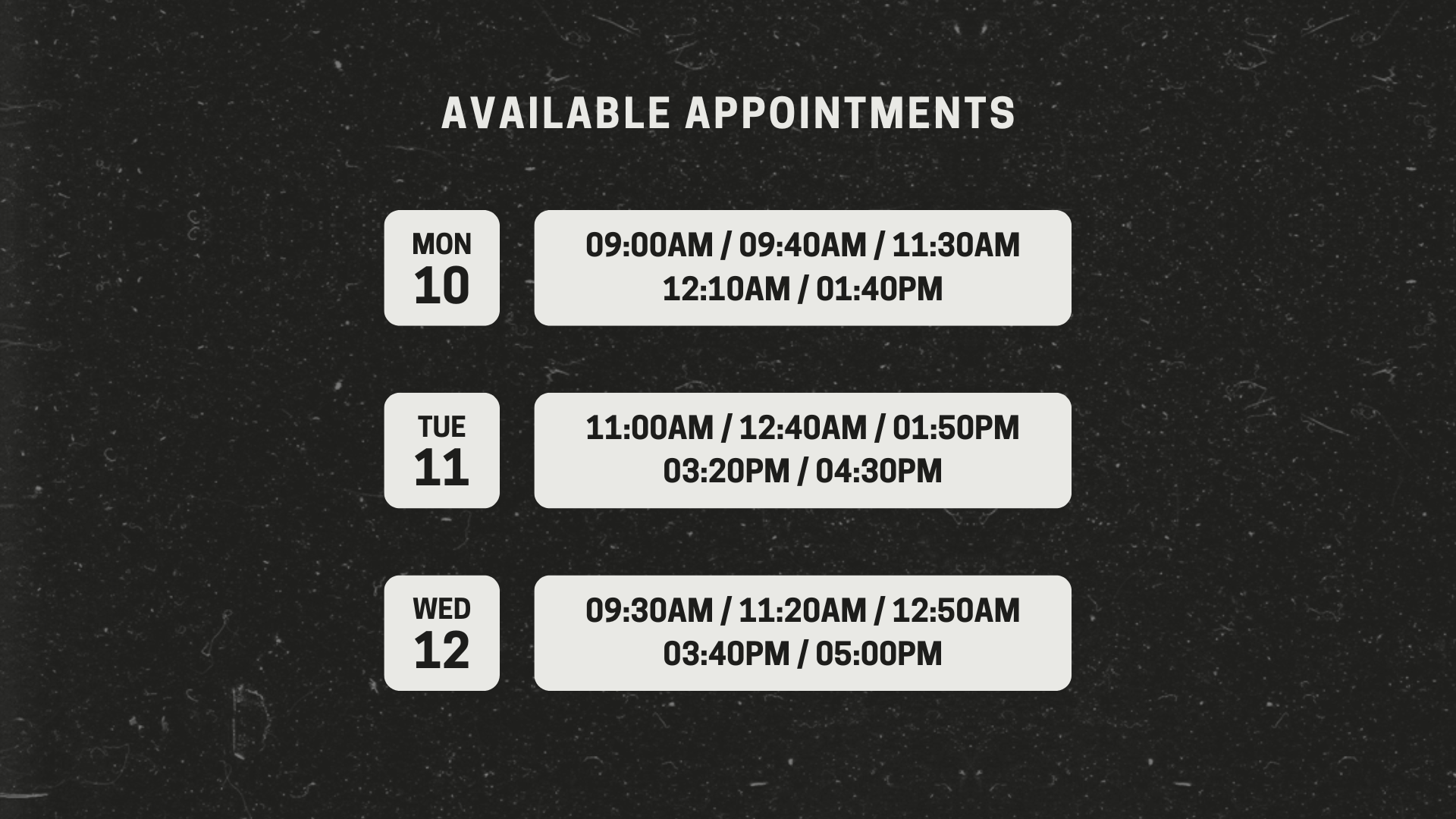 available-appointments